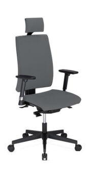 Krzesło obrotowe INTRATA szare SM02 NOWYSTYL