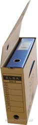 Karton archiwizacyjny TRIC S na segeregator z zawartością szerokość 9,5CM brązowy ELBA 