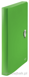 Teczka Leitz Recycle, grzbiet 30 mm, neutralna pod względem emisji CO2, 250 kartek, A4. PP,  zielona 46230055