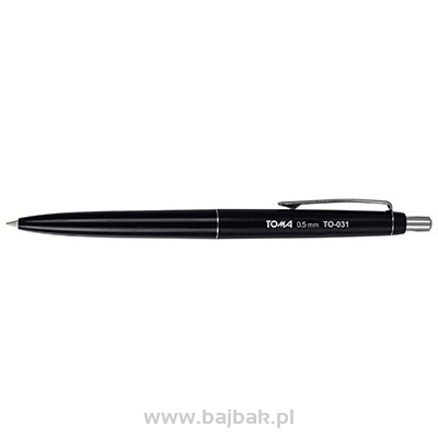 Długopis automatyczny ASYSTENT bordowy 1,0 mm TOMA