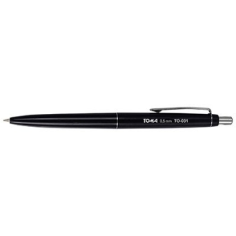 Długopis automatyczny ASYSTENT bordowy 1,0 mm TOMA
