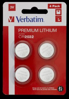 Baterie VERBATIM LITHIUM CR2032 3V BLISTER 4 szt. 49533
