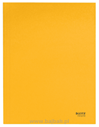 Teczka kartonowa Leitz Recycle, neutralna pod względem emisji CO2 A4, żółta 39060015