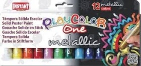 Farby w sztyfcie Playcolor one metallic pudełko 12 kolorów