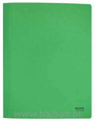 Skoroszyt kartonowy z płaskim metalowym mechanizmem Leitz Recycle, neutralny pod względem emisji CO2 A4 zielony 39040055