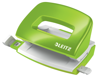 Dziurkacz Mini LEITZ WOW metalowy LEITZ, zielony 50601054 