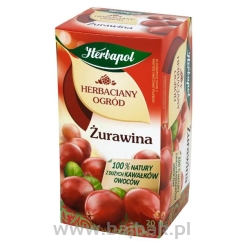 Herbata HERBAPOL  HERBACIANY OGRÓD ŻURAWINA  20t 