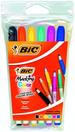 Markery Mini BIC Kids Velleda Blister 6 kolorów