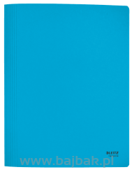 Skoroszyt kartonowy z płaskim metalowym mechanizmem Leitz Recycle, neutralny pod względem emisji CO2 A4 niebieski 39040035