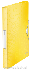 Teczka z gumką PP Leitz WOW, 30 mm, żółta 46290016 