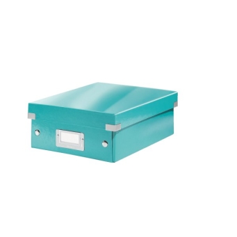 Pudełko z przegródkami Leitz Click & Store, małe turkusowe
