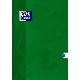 Brulion A4 96 kartek, ESSE kratka z marginesem OXFORD 400136857 zielony