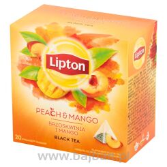 Herbata LIPTON PIRAMID  Mango Brzoskwinia 20 torebek