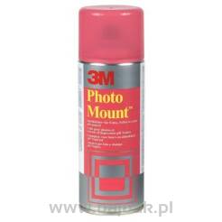 Klej w sprayu 3M Photomount (UK9479/10), do papieru fotograficznego, 400ml 