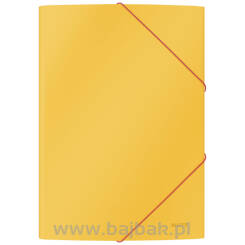Teczka kartonowa z gumką Leitz Cosy, A4, żółta