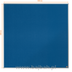 Tablica ogłoszeniowa filcowa Nobo Essence 1200x1200mm, niebieska 1915455 