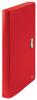 Teczka Leitz Recycle, grzbiet 30 mm, neutralna pod względem emisji CO2, 250 kartek, A4. PP,  czerwona 46230025