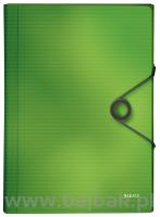 Teczka z 6 przegródkami PP Leitz Solid, zielona