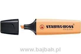 Zakreślacz STABILO BOSS Pastel pale orange 70/125