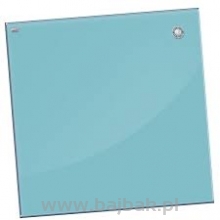 Tablica szklana magnetyczna 60x40 cm niebieska 2x3 