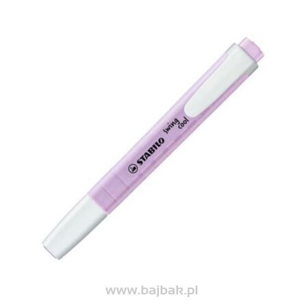 Zakreślacz STABILO swing cool pastel pastelowy fioletowy 275/155-8