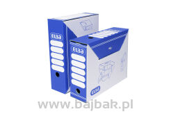 Karton archiwizacyjny TRIC COLOR szerokość A4+ 9,5cm niebieski ELBA 100552629 