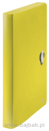 Teczka Leitz Recycle, grzbiet 30 mm, neutralna pod względem emisji CO2, 250 kartek, A4. PP,  żółta 46230015