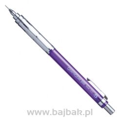 Ołówek automatyczny Pentel 0,5 mm GRAPHGEAR 300 transparentny fioletowy PG315-TVX
