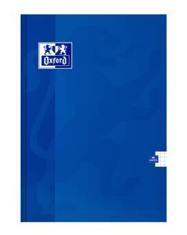 Brulion A5 96 kartek, ESSE kratka z marginesem OXFORD 400136916 niebieski