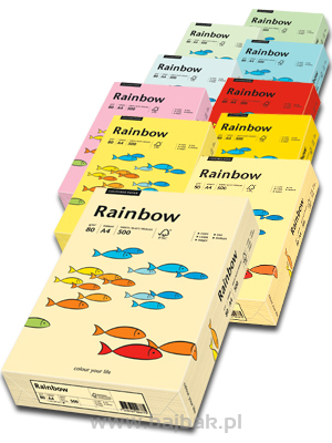 Papier xero kolorowy Rainbow pomarańczowy 24 