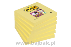 Bloczek samoprzylepny Post-it® Super Sticky, żółty,  90 kartek, 76x76