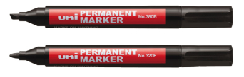Marker permanentny UNI NO-320 czerwony