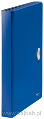 Teczka z poszerzanymi przegródkami Leitz Recycle, neutralna pod względem emisji CO2 A4 PP, niebieska 46240035