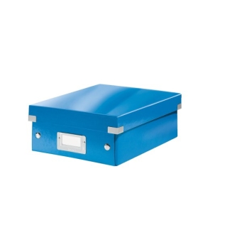 Pudełko z przegródkami Leitz Click & Store, małe niebieskie