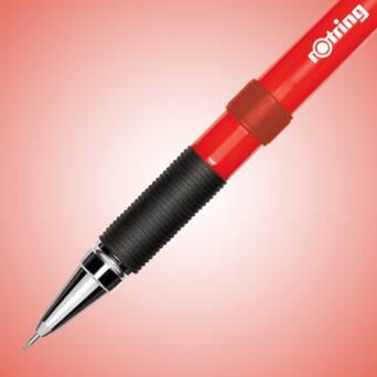Ołówek automatyczny 2B 0,7mm czerwony VISUMAX ROTRING, 2089098