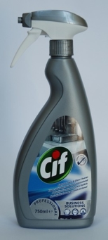 Preparat CIF Stainless Steel & Glass Cleaner 750 ml -środek do czyszczenia twardych, wodoodpornych powierzchni