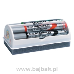 Pisaki suchościeralne MAXIFLO MWL5S-4N Pentel kpl 4 szt. z gąbką grubość końc.4,00 mm
