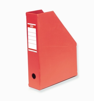 Pojemnik składany na czasopisma czerwony 70 mm Elba