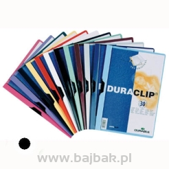 Skoroszyt zaciskowy Duraclip Original Durable do 60 kartek czarny