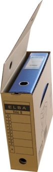 Karton archiwizacyjny TRIC S na segeregator z zawartością szerokość 9,5CM brązowy ELBA 