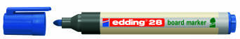 Marker EDDING do tablic ekologiczny okrągła końcówka niebieski 