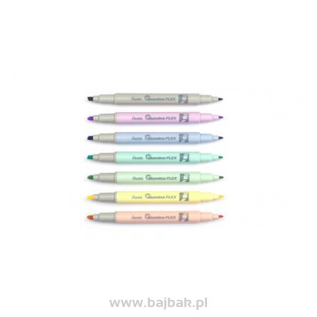 Zakreślacz dwustronny Pentel ILLUMINA FLEX pastelowy-fioletowy SLW11P-VE 
