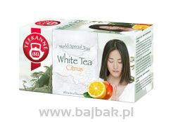 Herbata TEEKANNE WHITE TEA CITRUS 20t biała