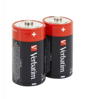 Baterie VERBATIM ALKALICZNE LR14/C, 1,5V BLISTER 2 szt. 49922