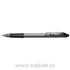 Długopis pstrykany WOW BK417/A czarny z gumowym uchwytem PENTEL 