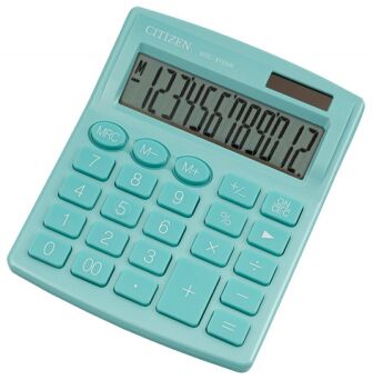 Kalkulator biurowy CITIZEN SDC-812NRGRE zielony
