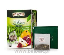 Herbata BIG-ACTIVE PIGWA-GRANAT zielona 20 kopert/34g