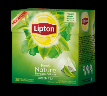 Herbata LIPTON PIRAMID GREEN FRESH NATURE 20 torebek zielona GREEN TEA
