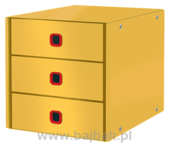 Pojemnik z 3 szufladami Leitz Click & Store Cosy żółty 53680019