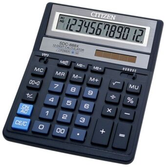 Kalkulator SDC-888XBL CITIZEN niebieski